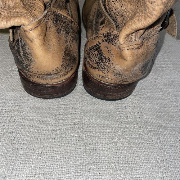 Bed Stu Men’s Distressed Boots Size 11 M Brown Leather Going Out Streetwear - Picture 10 of 12